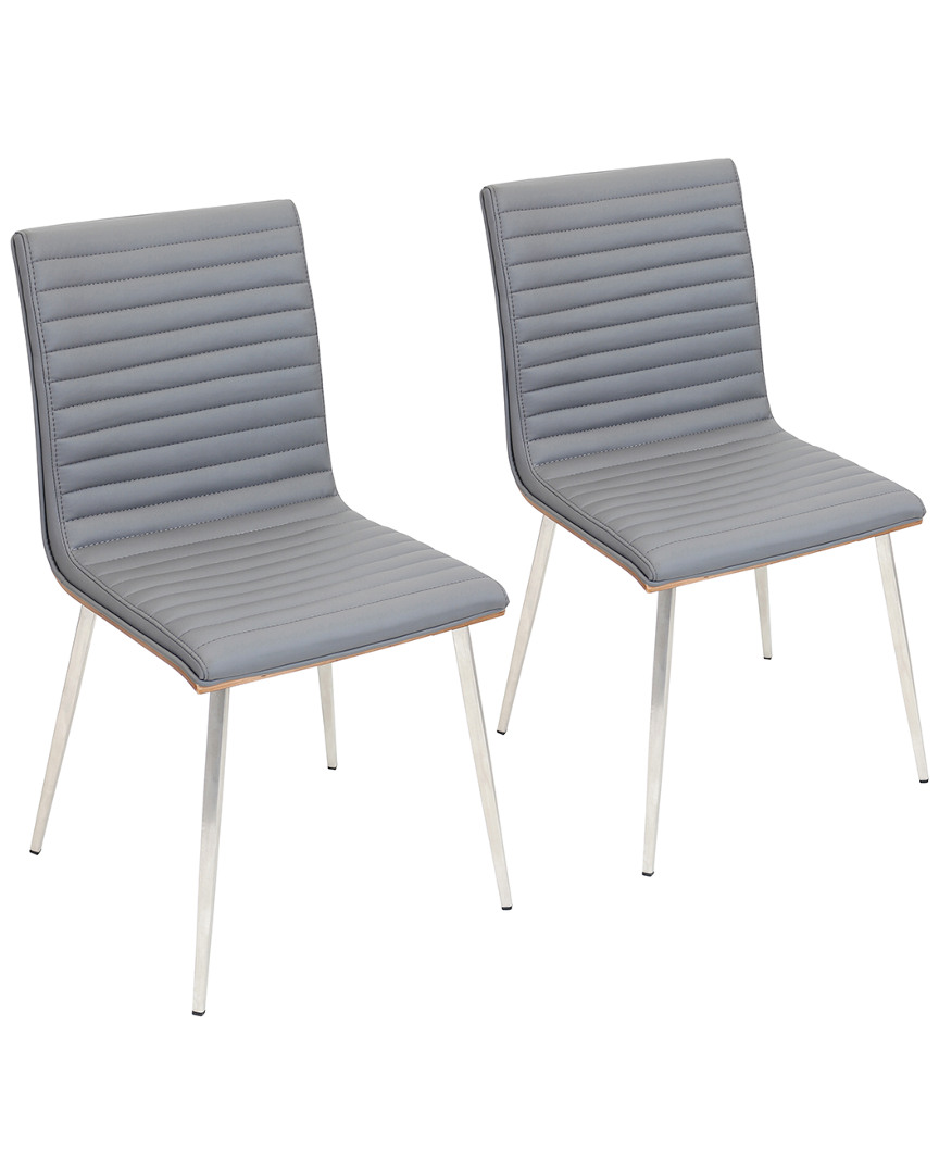 LUMISOURCE LUMISOURCE SET OF 2 MASON SWIVEL CHAIRS