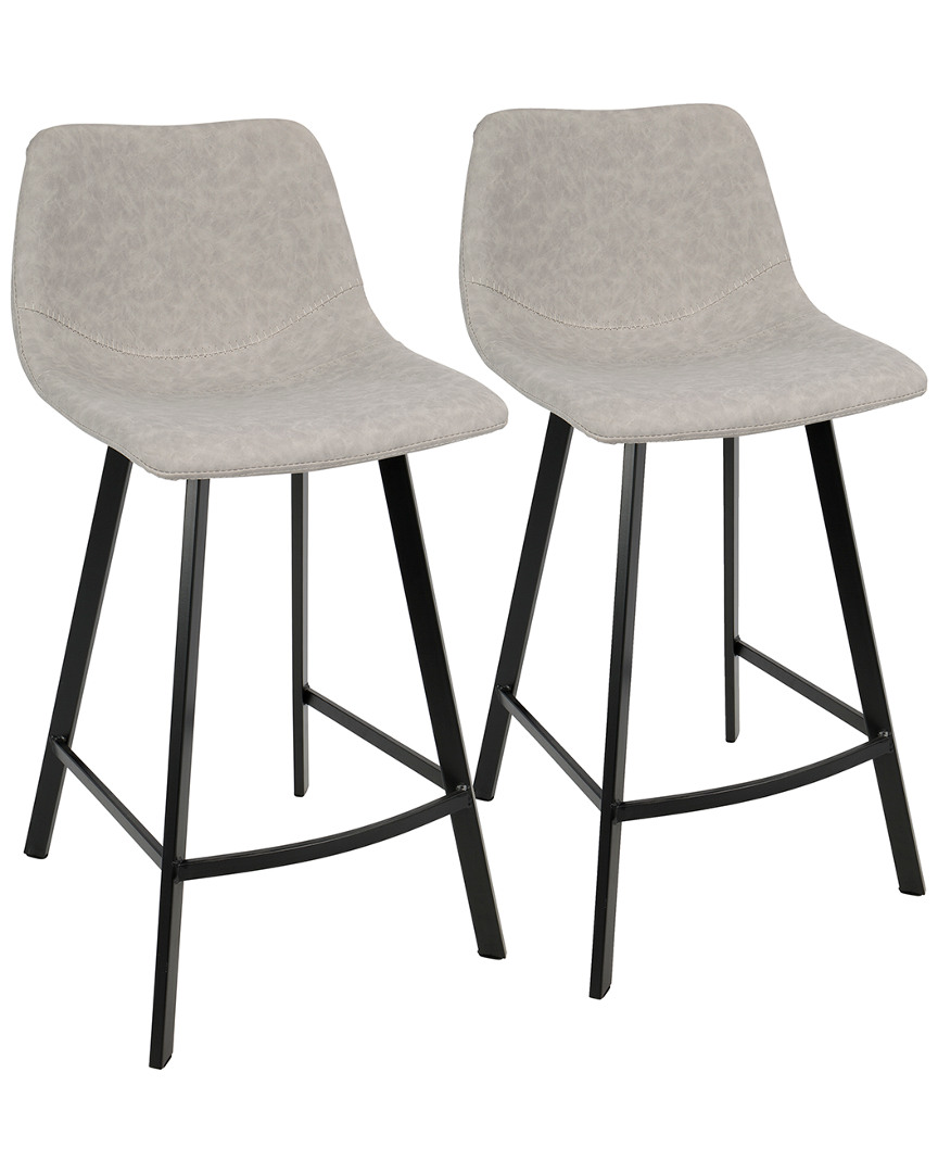 Lumisource Set Of 2 Outlaw Counter Stools
