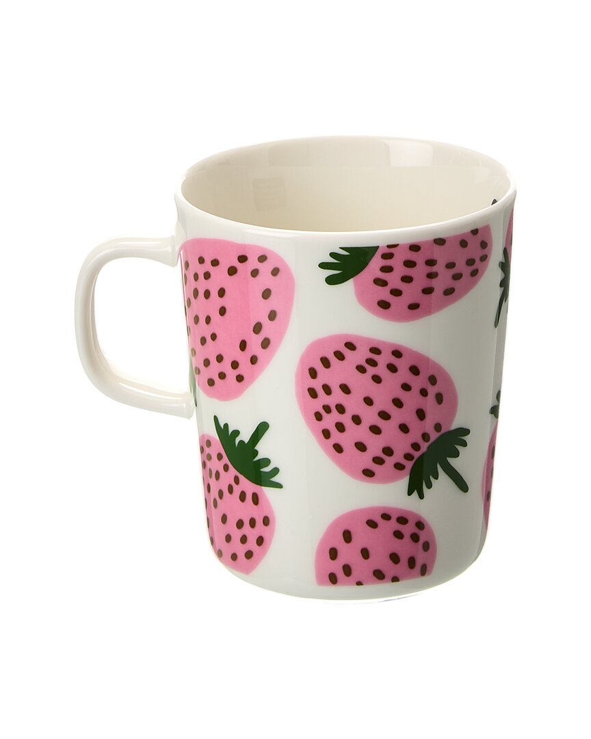 Marimekko Mansikka Mug In Red