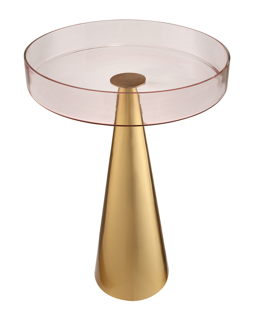 Tov Furniture Alo Large Glass Side Table