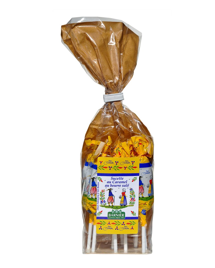 Bonbons Barnier 12pc Salted Caramel Lollipop Bag