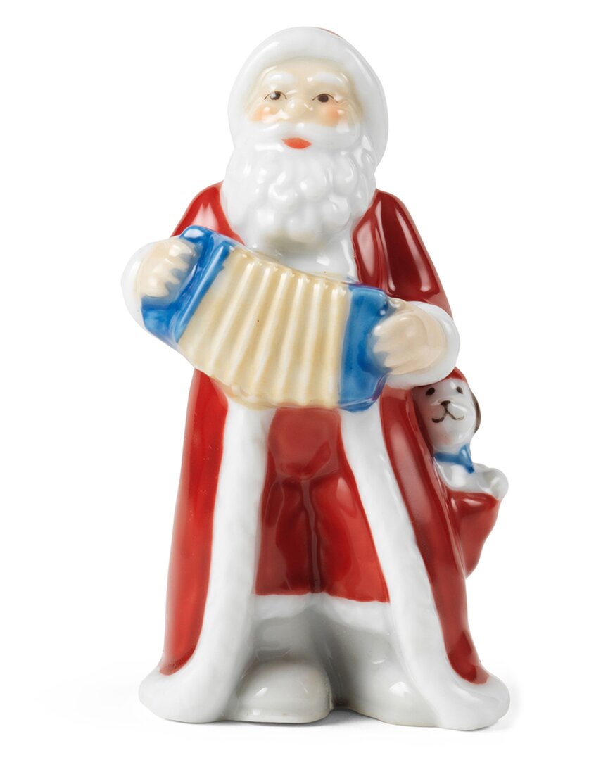 ROYAL COPENHAGEN ROYAL COPENHAGEN ANNUAL SANTA FIGURINE 2024 WITH HOLIDAY TUNE
