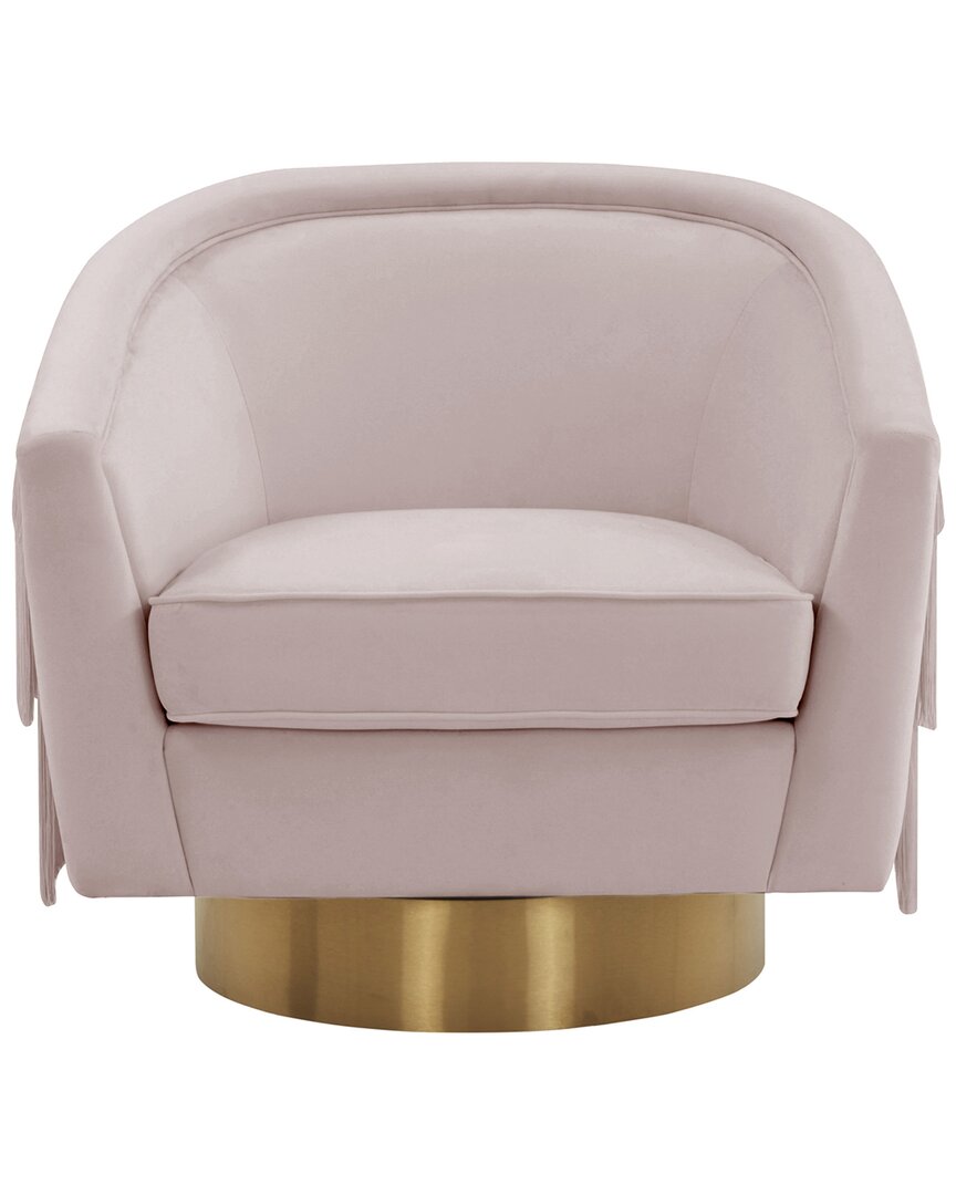 Tov Flapper Blush Swivel Chair