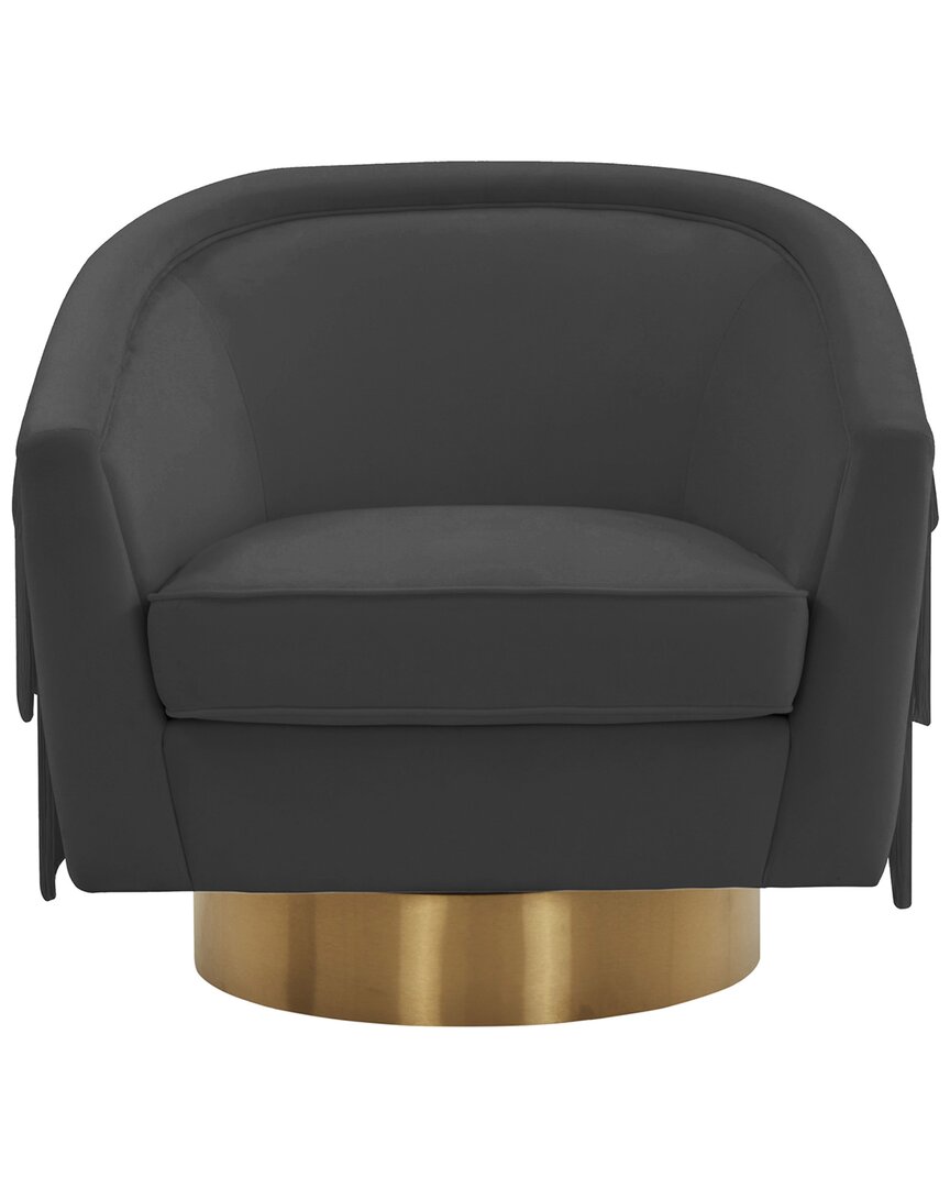 Tov Flapper Black Swivel Chair