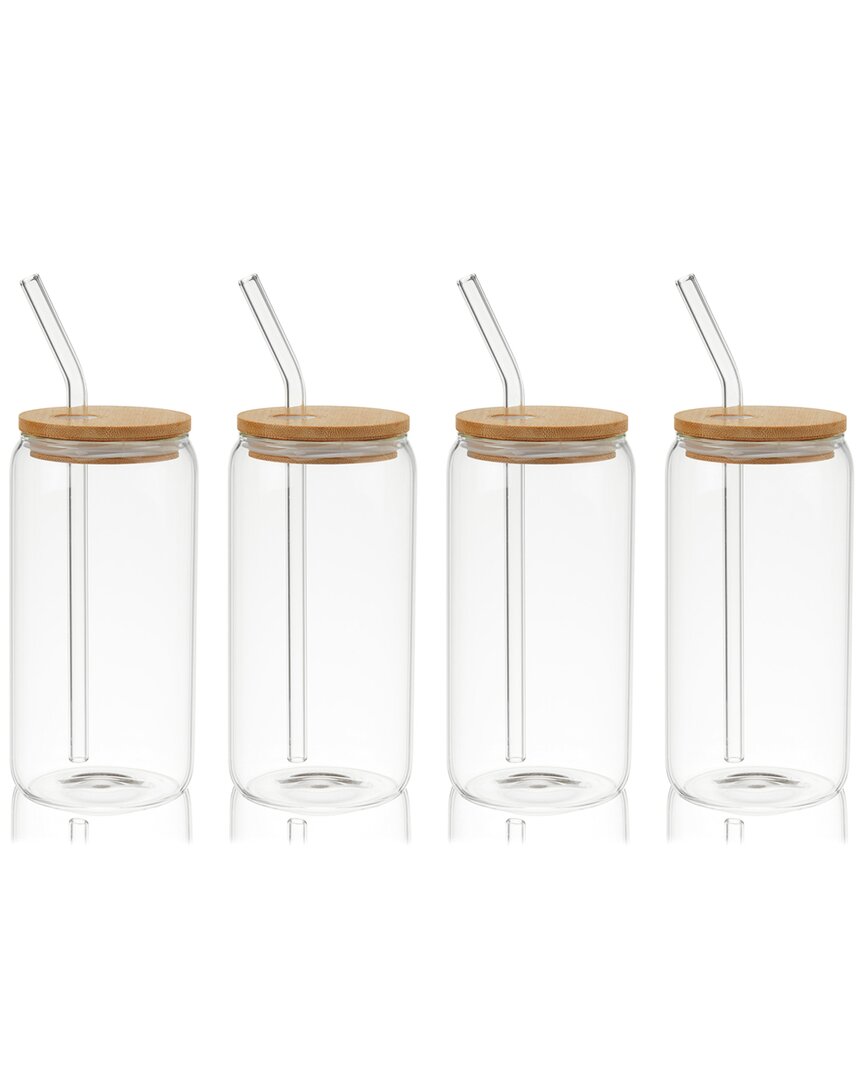 True Set Of 4 Everyday Glass Tumblers
