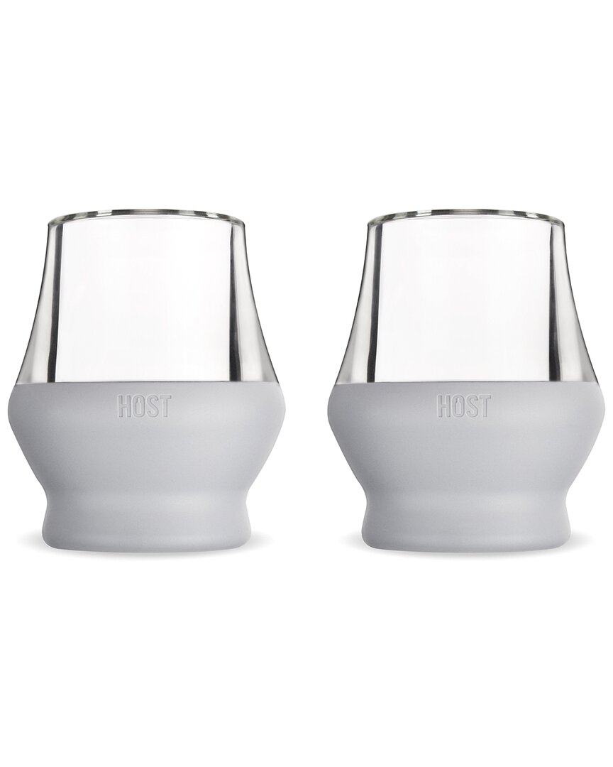 Host Set Of 2 Glass Freeze™ Sipping Glasses