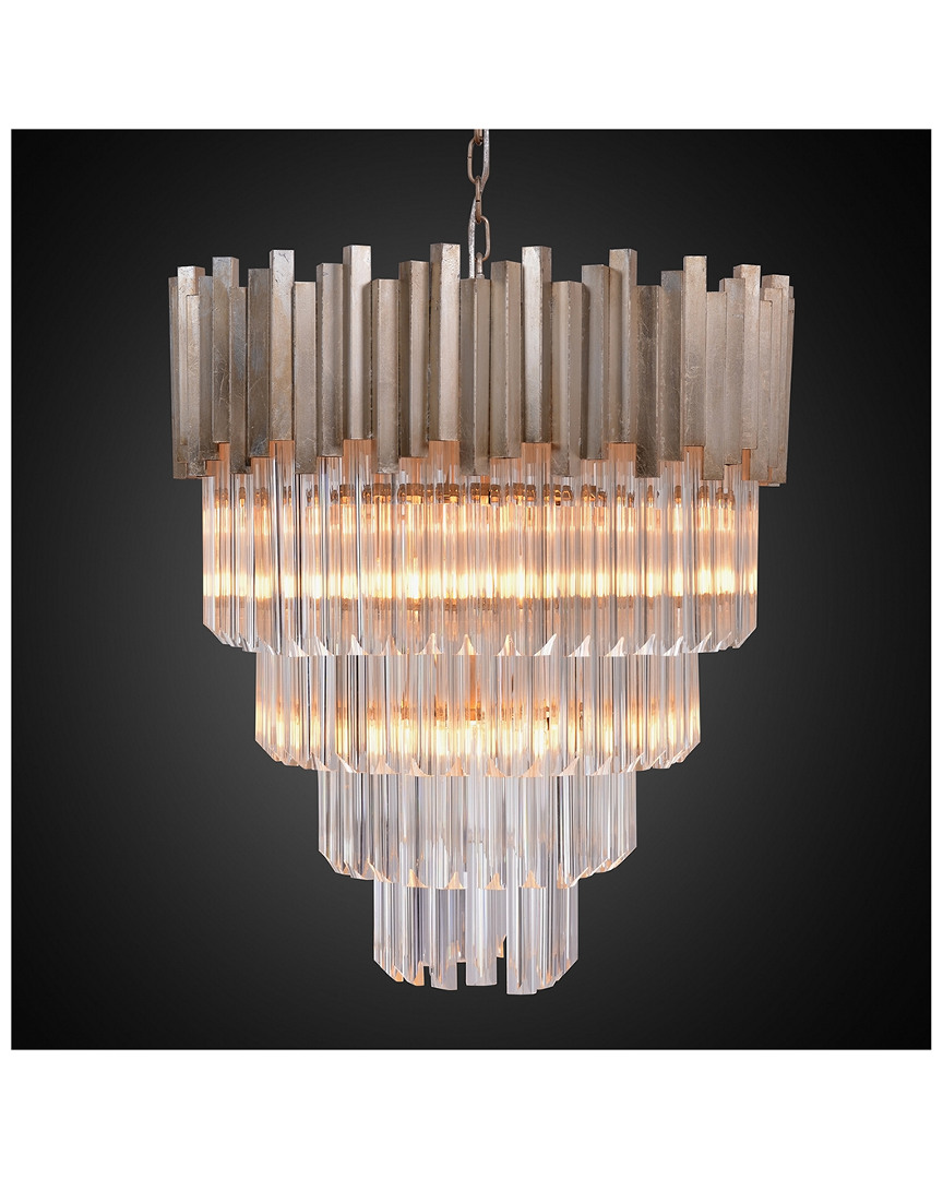 Zentique 5-tier Crystal Chandelier In Neutral