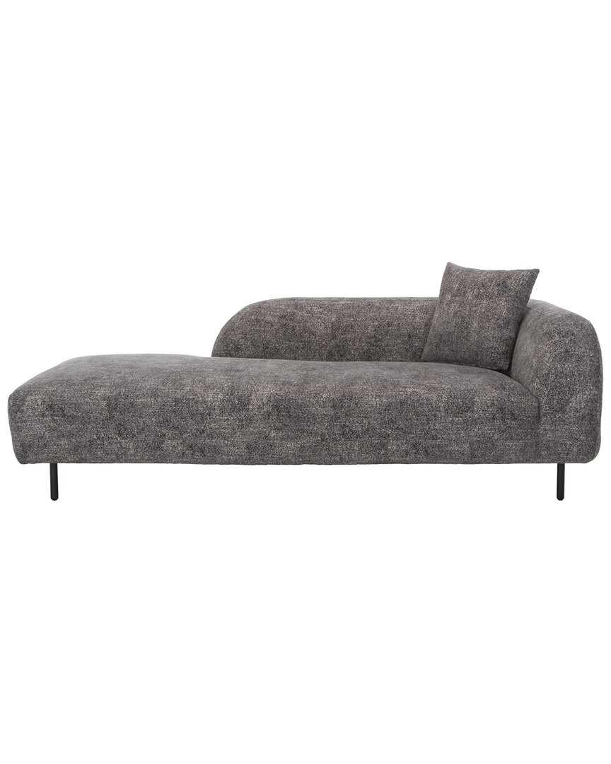 Moe's Home Collection Deleuze Chaise In Black