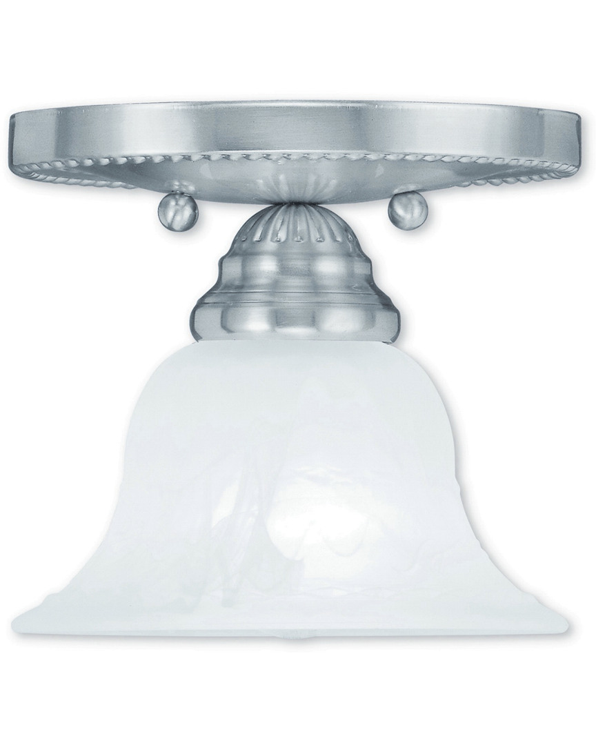 Livex Lighting Livex Edgemont 1-light Brushed Nickel Ceiling Mount