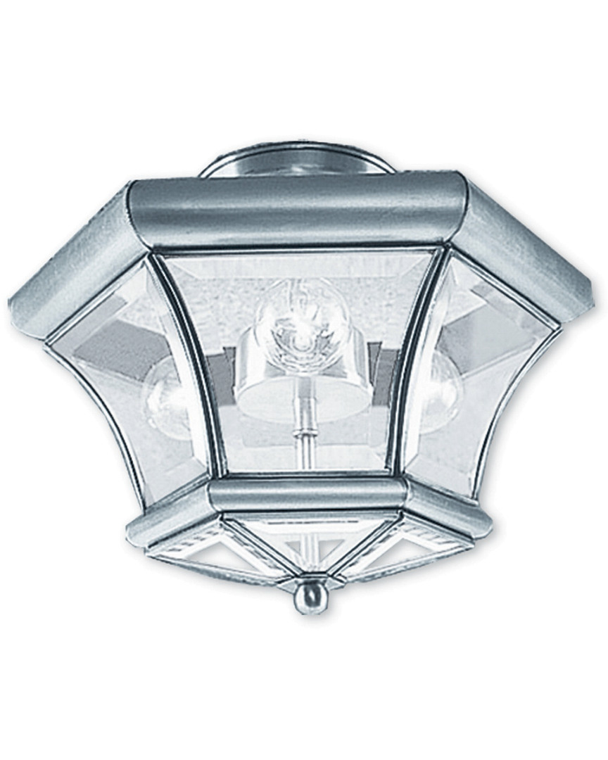 Livex Lighting Livex Monterey 3-light Brushed Nickel Ceiling Mount