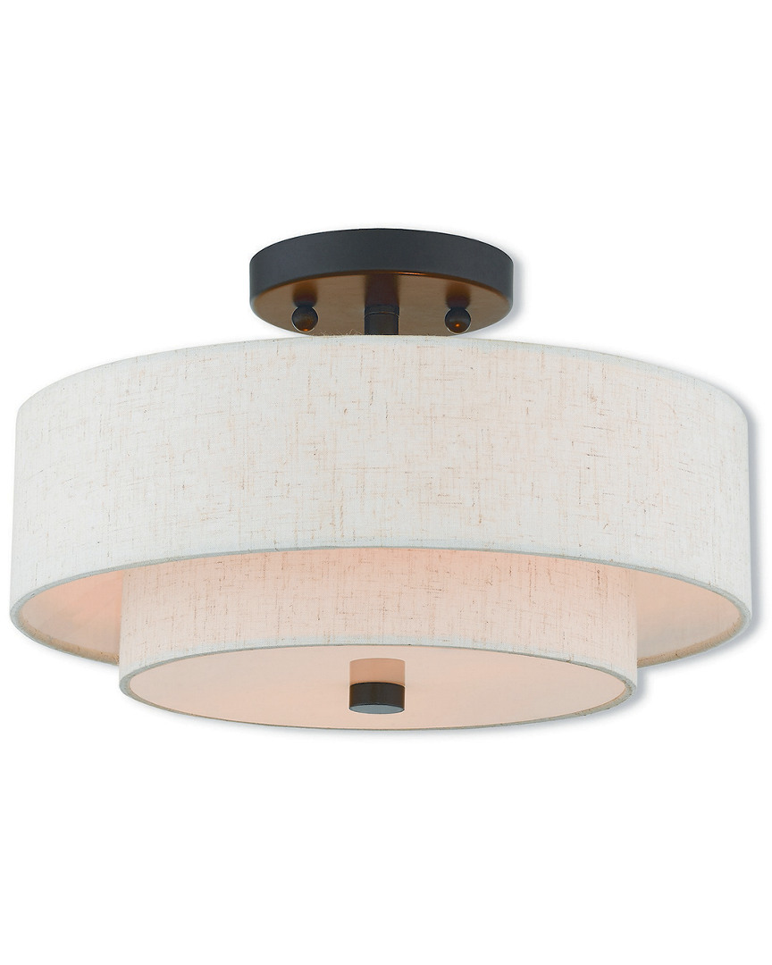 Livex Lighting Livex Claremont 2 Light Ebz Ceiling Mount