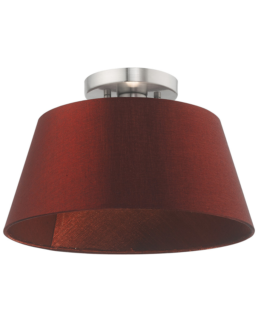 Livex Lighting Livex Belclaire 1-light Brushed Nickel Ceiling Mount