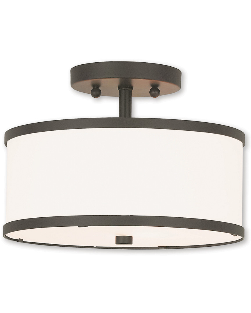 Livex Lighting Livex Park Ridge 2-light Bronze Ceiling Mount