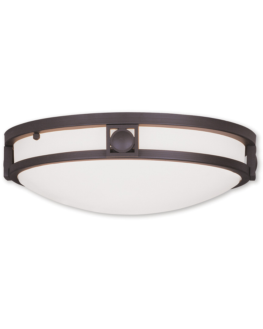 Livex Lighting Livex Titania 2-light Bronze Ceiling Mount