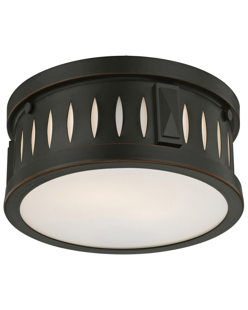 Livex Lighting Discontinued Livex Vista 2-light Olde Bronze Ceiling Mount