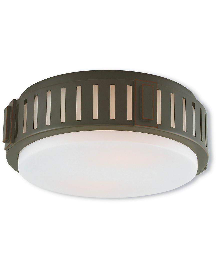 Livex Lighting Discontinued Livex Portland 2-light Olde Bronze Ceiling Mount