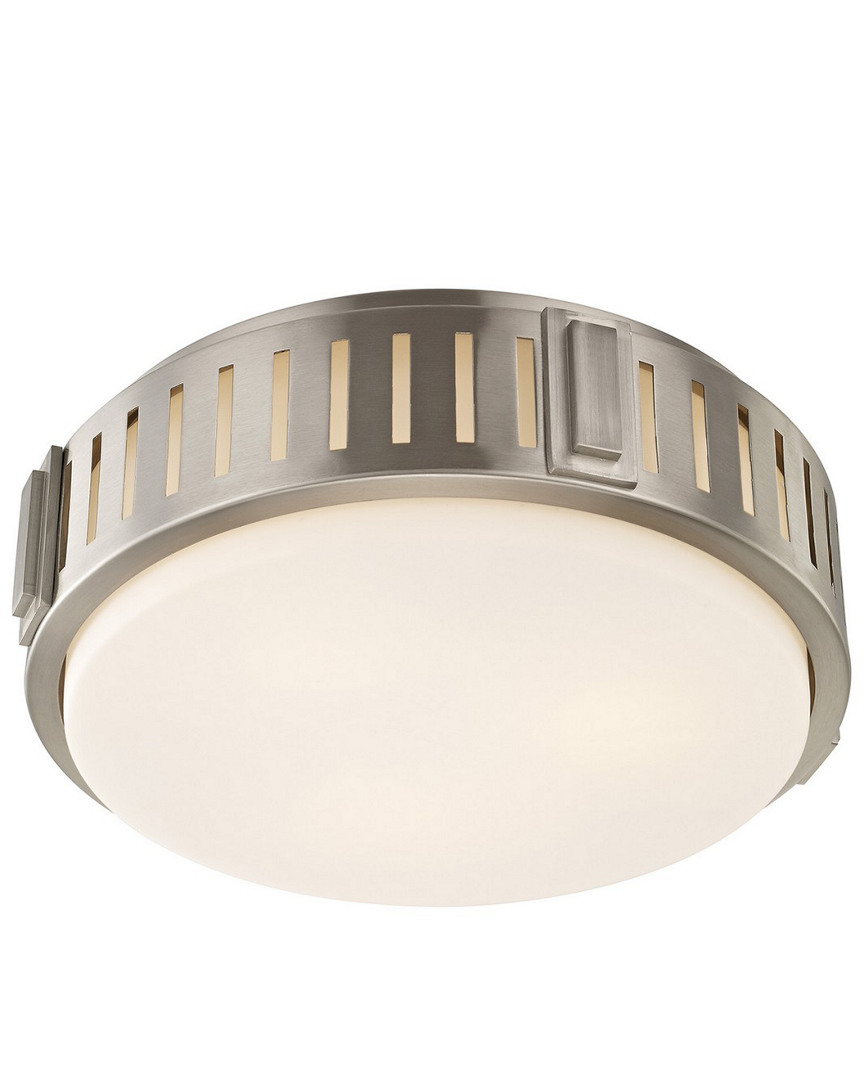 Livex Lighting Discontinued Livex Portland 3-light Brushed Nickel Ceiling Mount