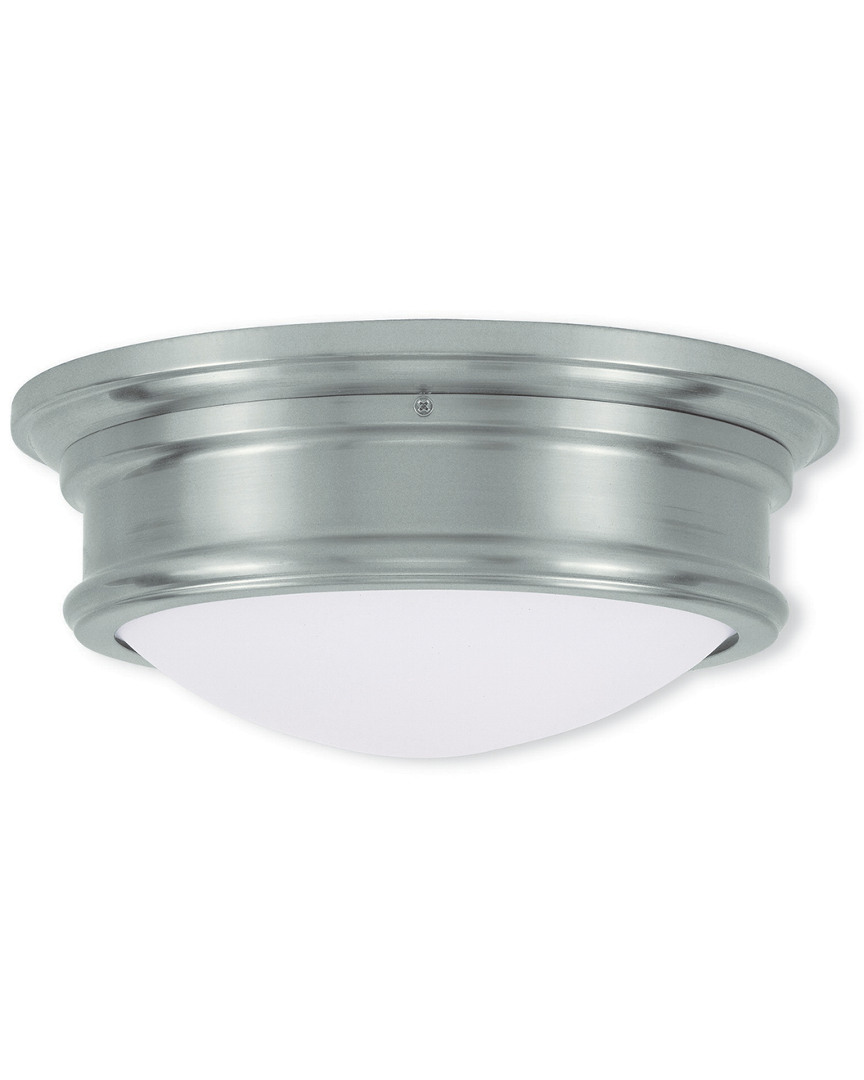 Livex Lighting Livex Astor 2-light Brushed Nickel Ceiling Mount