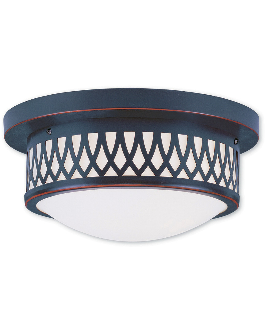 Livex Lighting Livex Westfield 2-light Olde Bronze Ceiling Mount