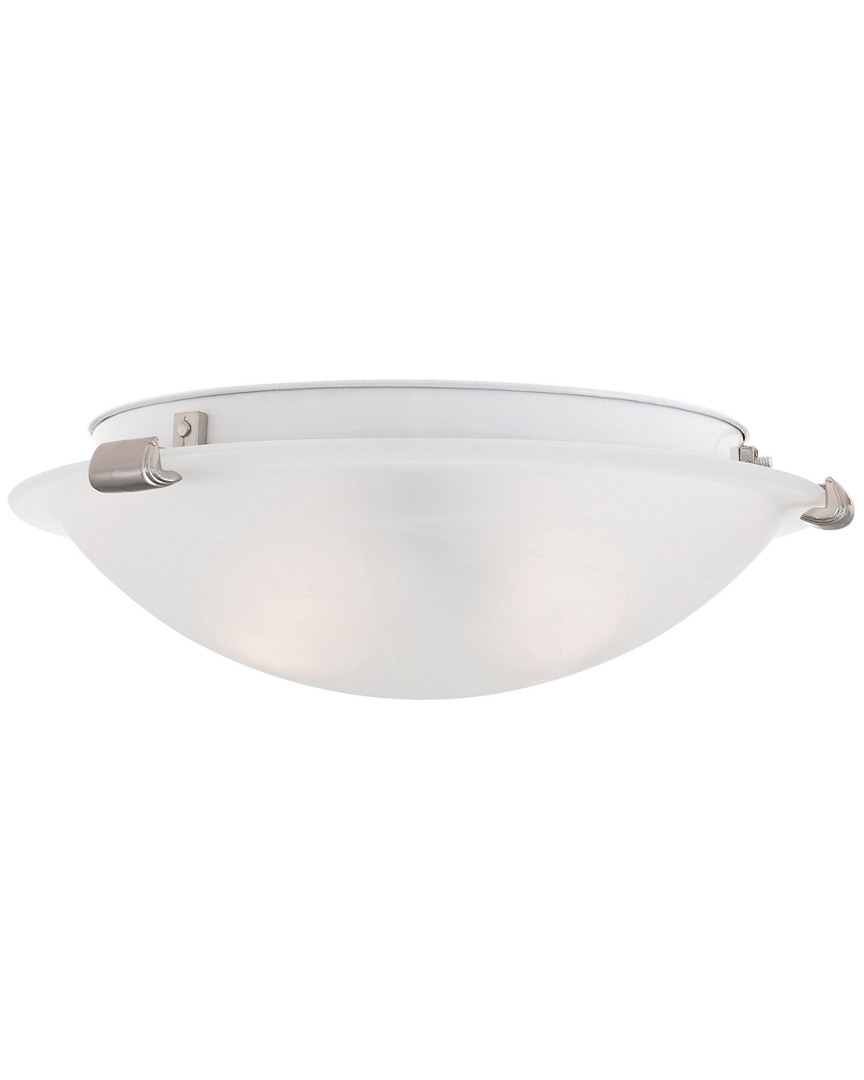 Livex Lighting Livex Oasis 2-light Brushed Nickel Ceiling Mount