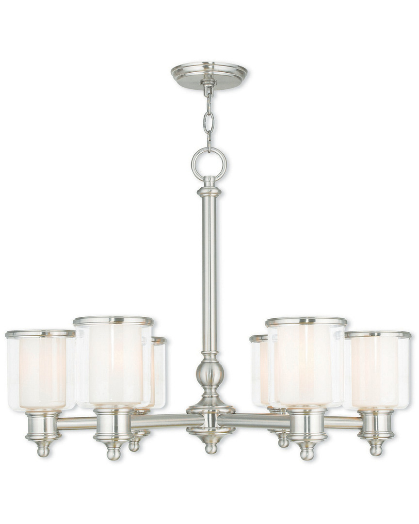 Livex Lighting Livex Middlebush 6-light Brushed Nickel Chandelier