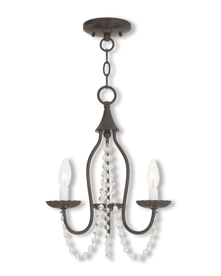 Livex Lighting Livex Alessia 3-light English Bronze Mini Chandelier