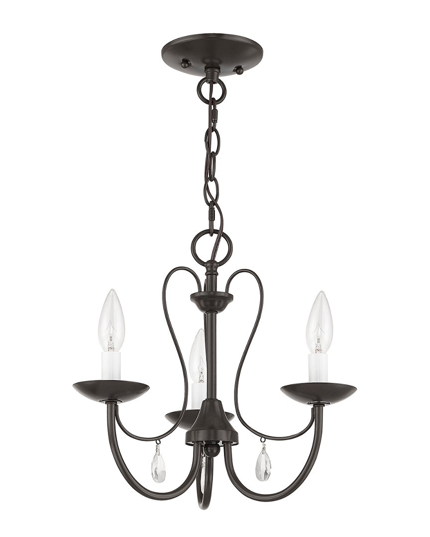 Livex Lighting Livex Mirabella 3-light English Bronze Chandelier