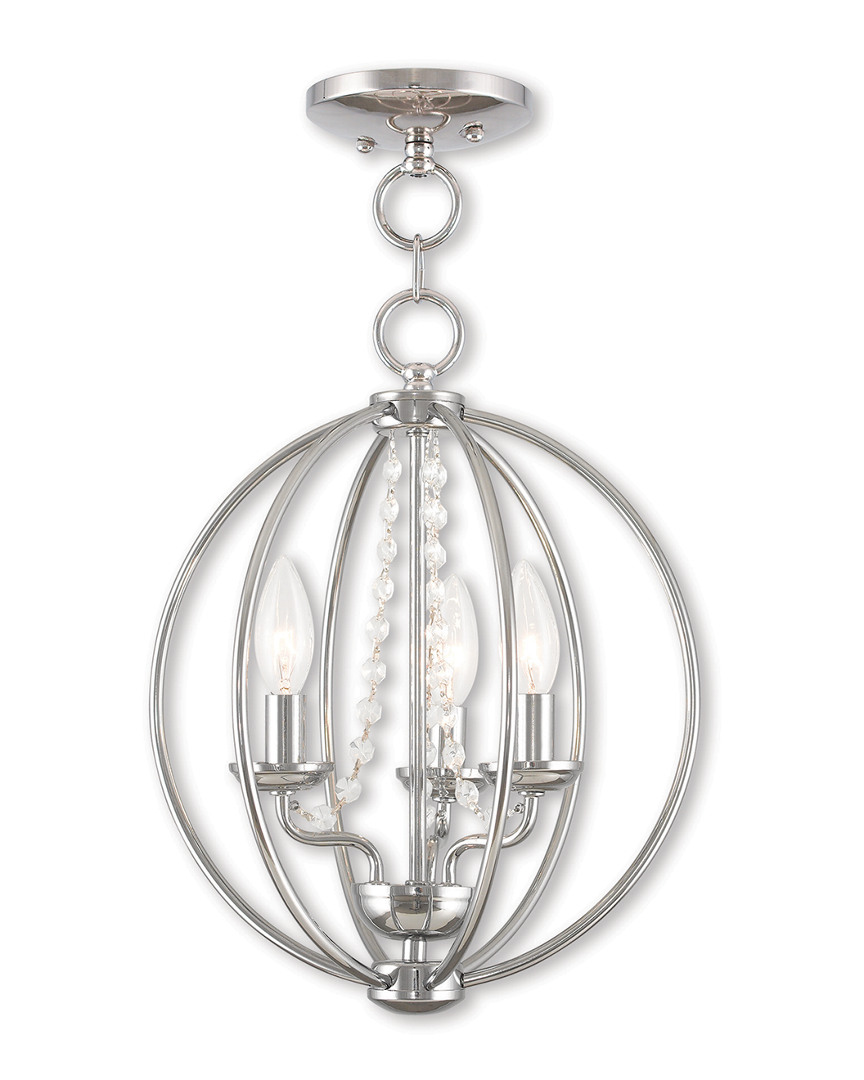 Livex Lighting Livex Arabella 3-light Ch Mini Chandelier/ceiling Mount