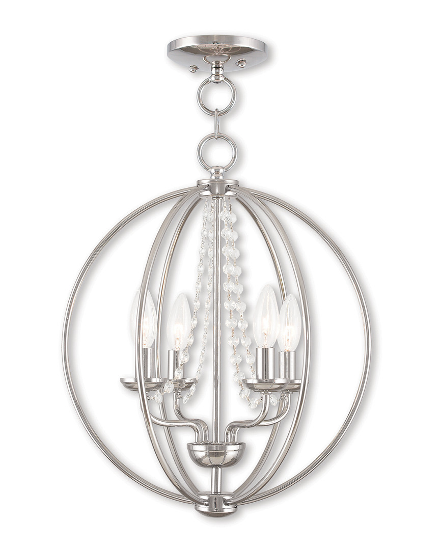 Livex Lighting Livex Arabella 3-light Ch Mini Chandelier/ceiling Mount