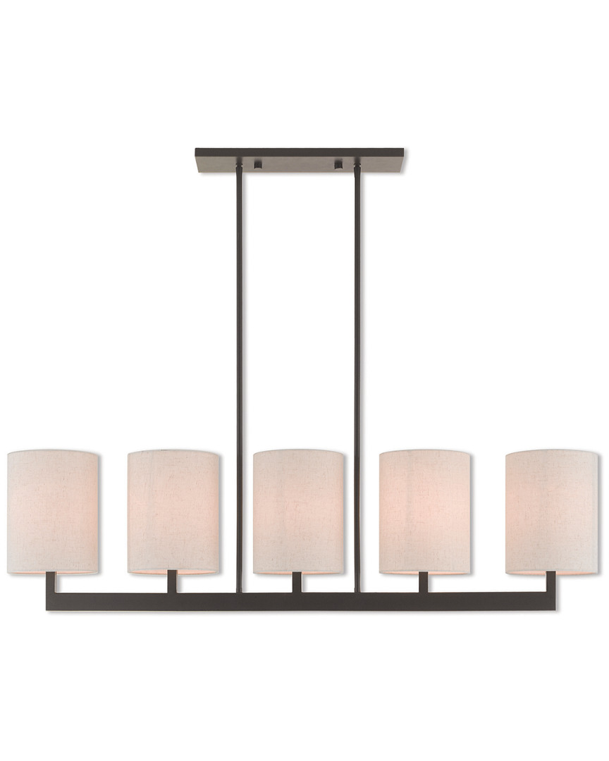 Livex Lighting Livex Hayworth 5 Light Bz Linear Chandelier