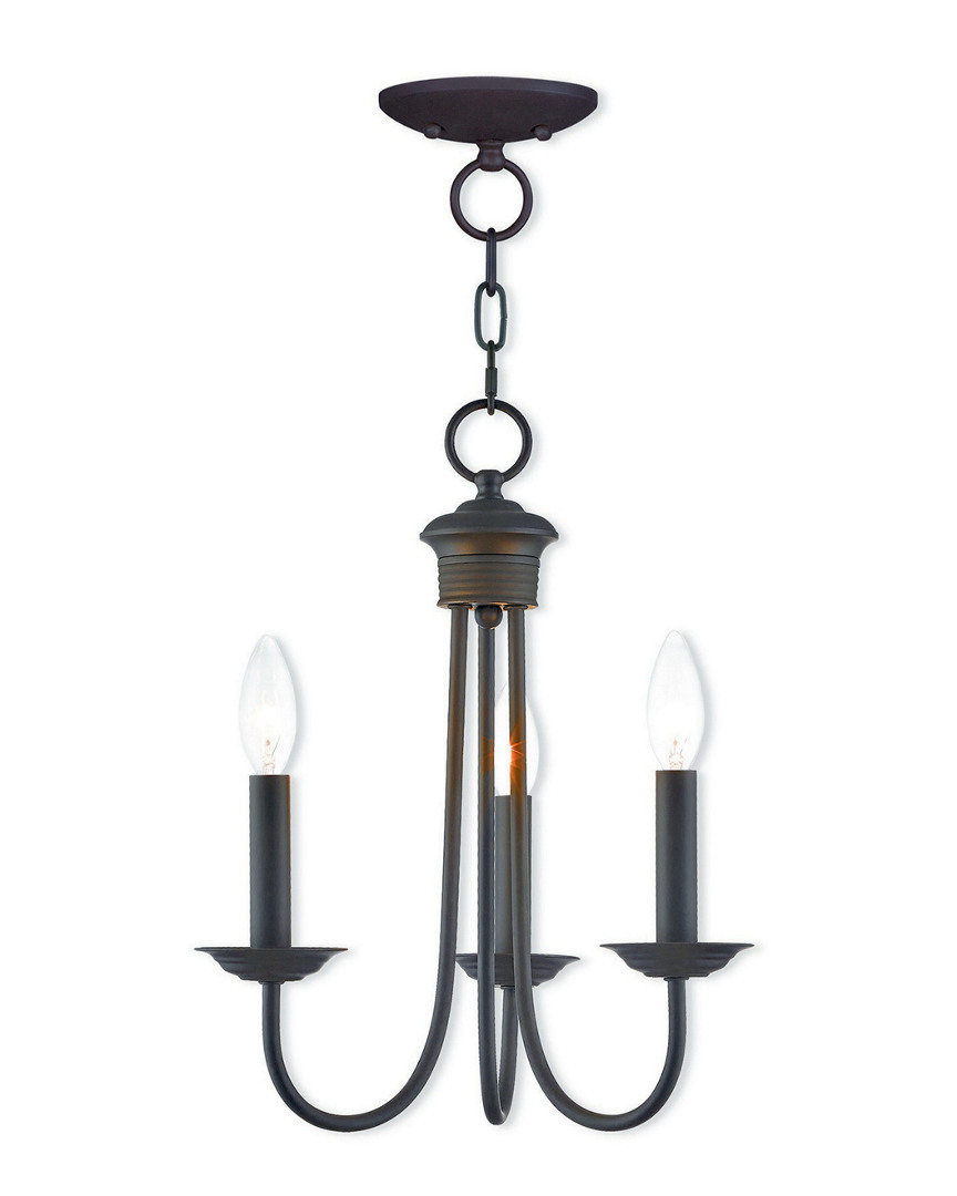 Livex Lighting Livex Estate 3 Light Bz Mini Chandelier