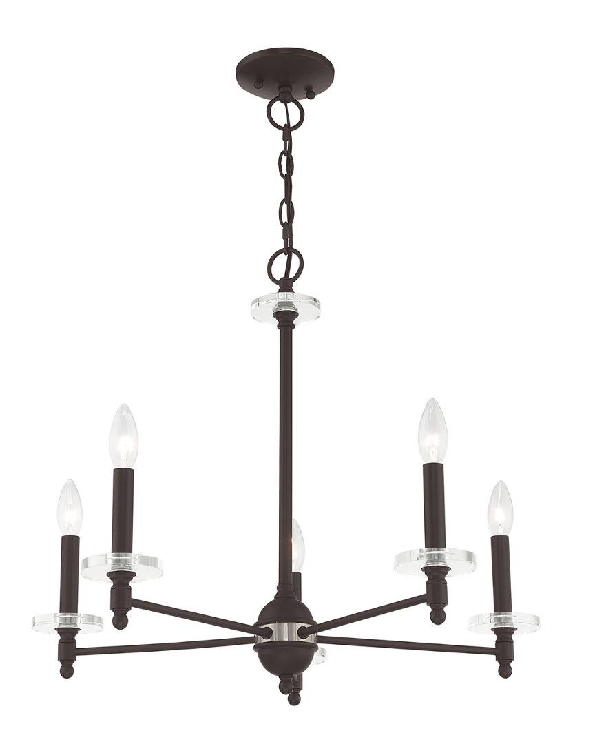 Livex Lighting Livex Bancroft 5 Light Bronze Chandelier