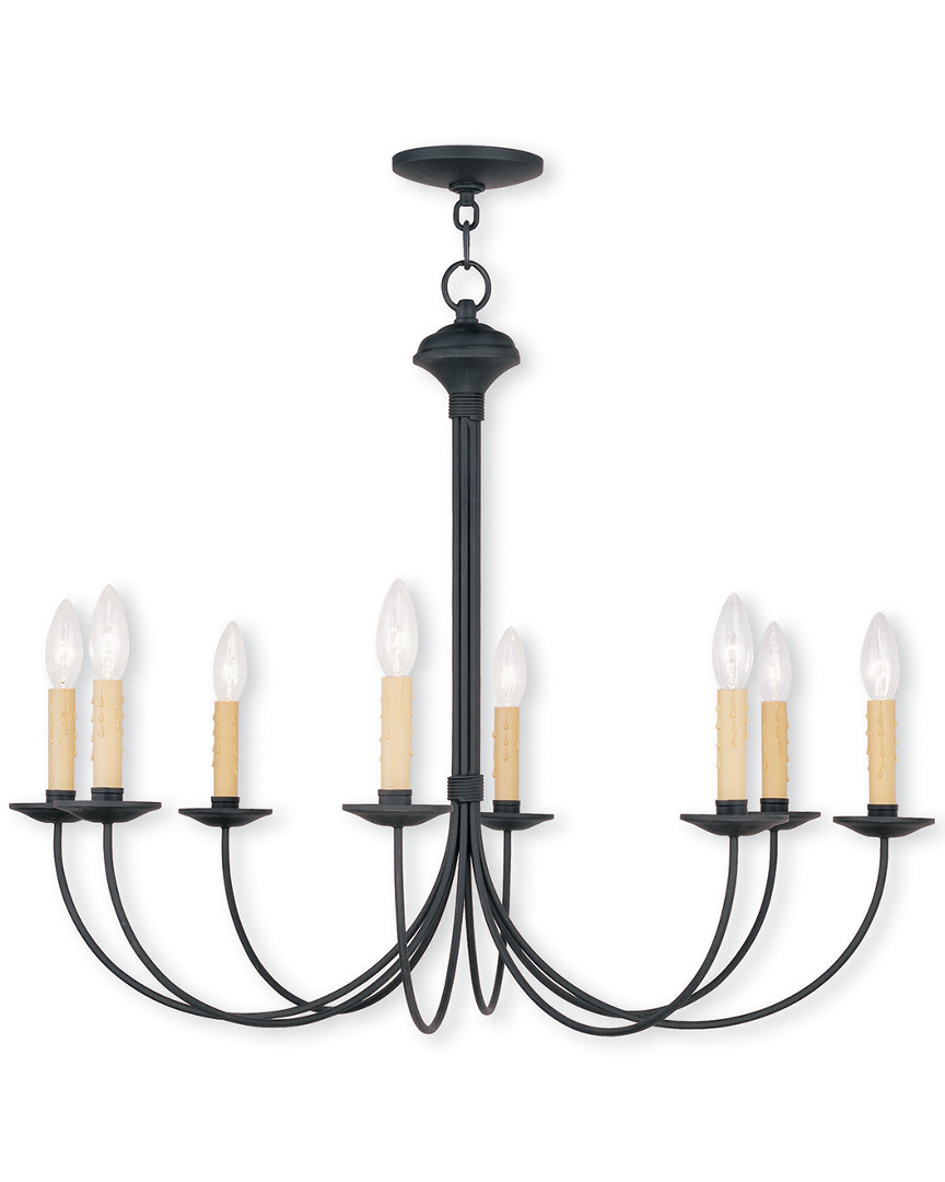 Livex Lighting Livex Heritage 8-light Black Chandelier