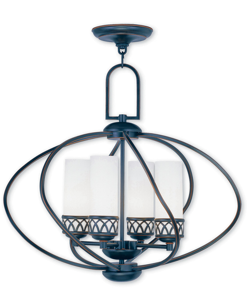 Livex Lighting Livex Westfield 4-light Olde Bronze Chandelier