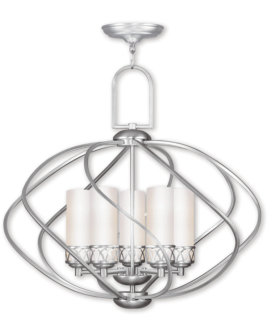 Livex Lighting Livex Westfield 5-light Brushed Nickel Chandelier