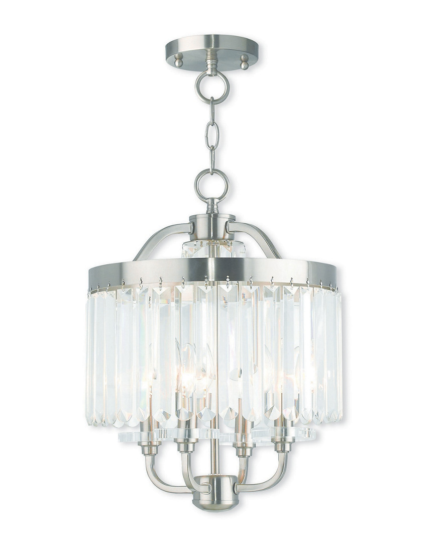 Livex Lighting Livex Ashton 4-light Bn Mini Chandelier/ceiling Mount
