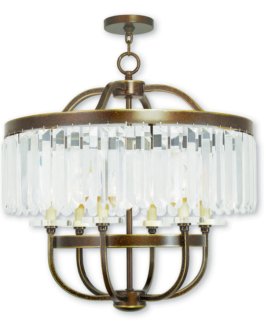 Livex Lighting Livex Ashton 6-light Palatial Bronze Chandelier