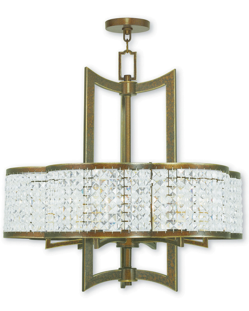 Livex Lighting Livex Grammercy 6-light Palatial Bronze Chandelier