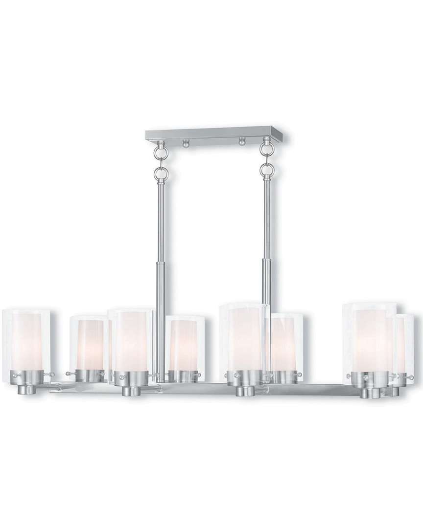 Livex Lighting Livex Manhattan 8-light Brushed Nickel Chandelier