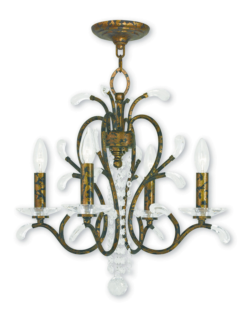 Livex Lighting Discontinued Livex Serafina 4-light Vbr Mini Chandelier