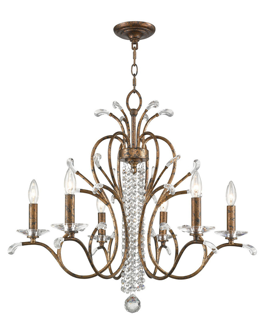 Livex Lighting Discontinued Livex Serafina 6-light Vbr Chandelier