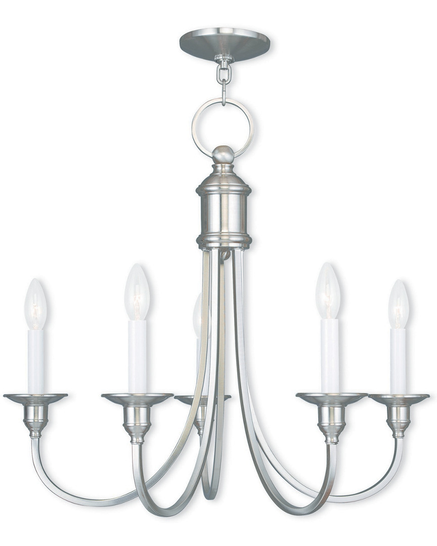 Livex Lighting Livex Cranford 5-light Brushed Nickel Chandelier
