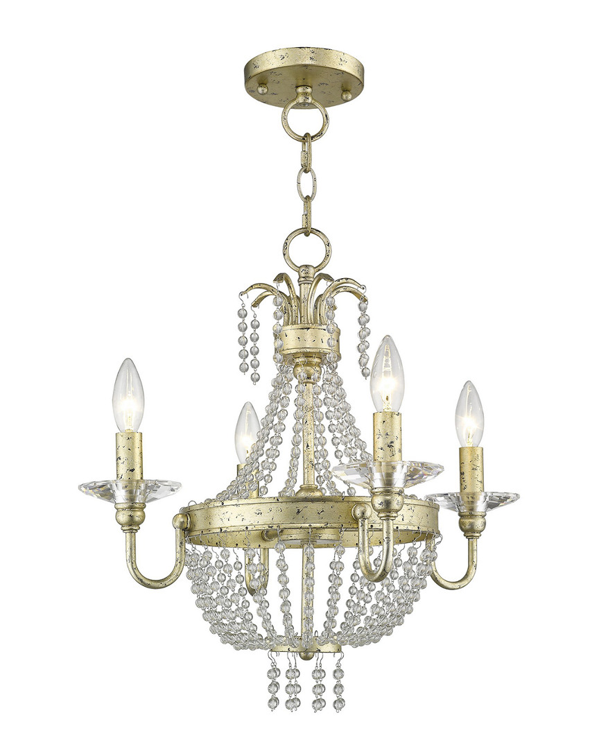 Livex Lighting Livex Valentina 4-light Wg Mini Chandelier/ceiling Mount