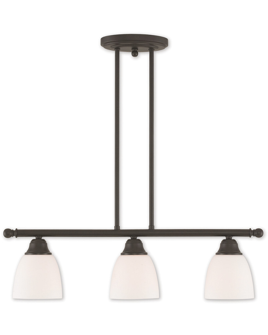 Livex Lighting Livex Somerville 3-light Bronze Linear Chandelier