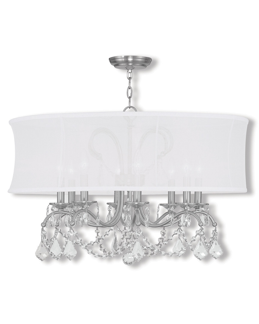 Livex Lighting Livex Newcastle 8-light Brushed Nickel Chandelier
