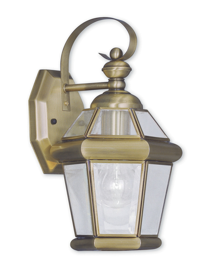 Livex Lighting Livex Georgetown 1-light Ab Outdoor Wall Lantern