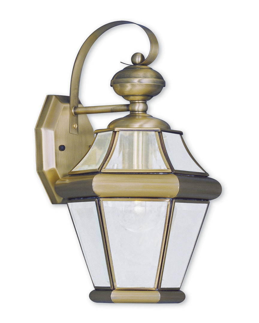 Livex Lighting Livex Georgetown 1-light Ab Outdoor Wall Lantern