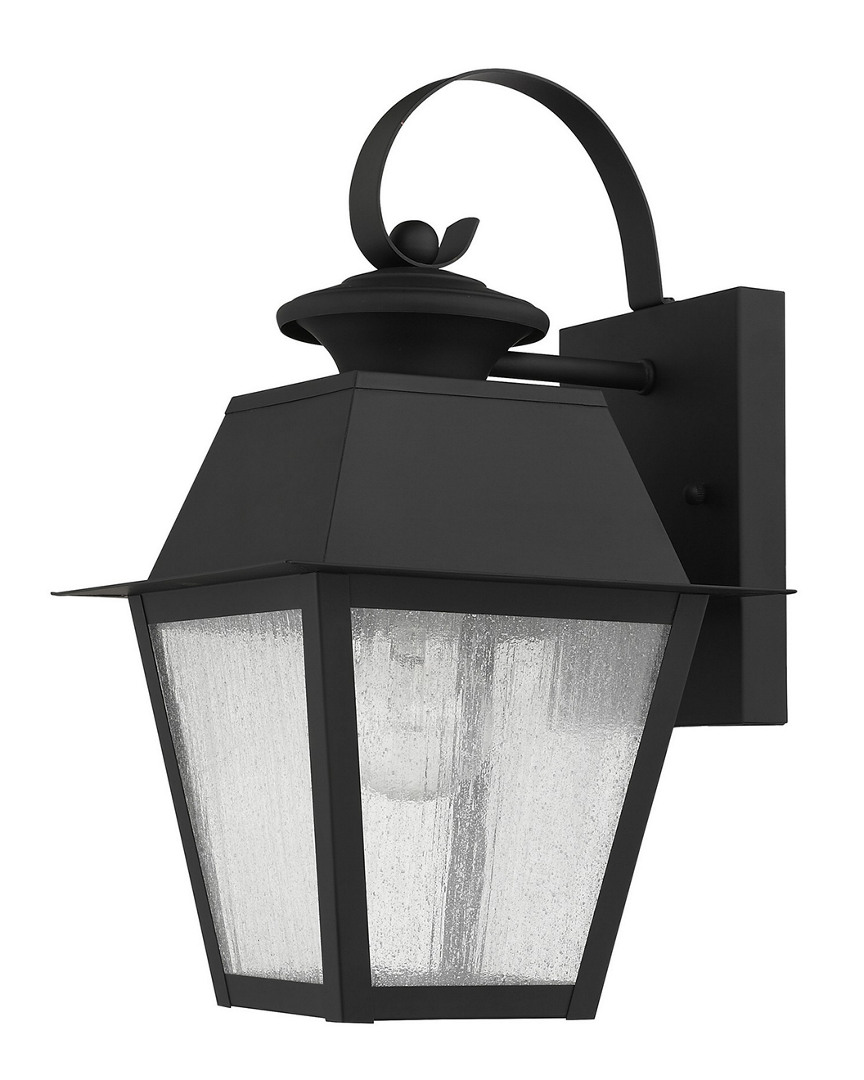 Livex Lighting Livex Mansfield 1-light Black Outdoor Wall Lantern