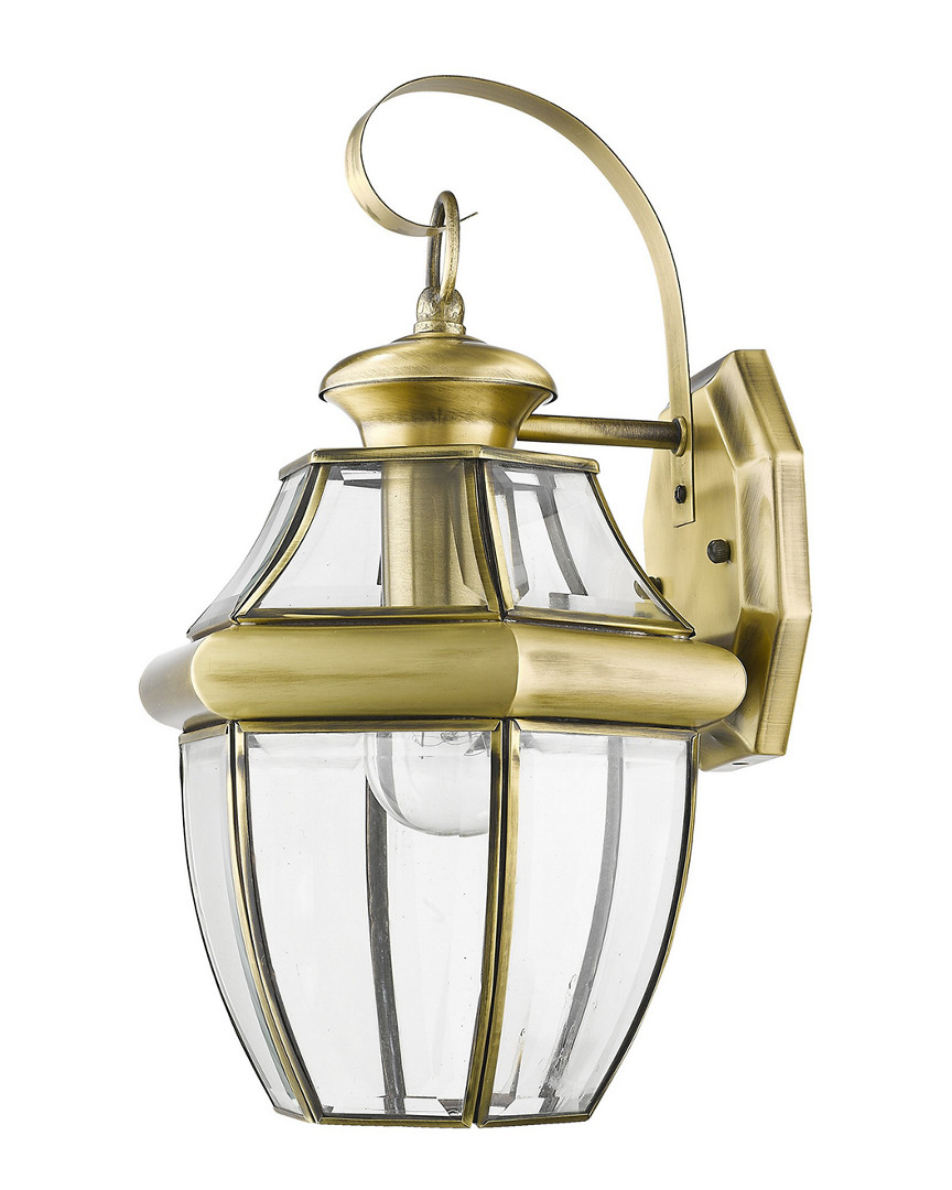 Livex Lighting Livex Monterey 1-light Ab Outdoor Wall Lantern