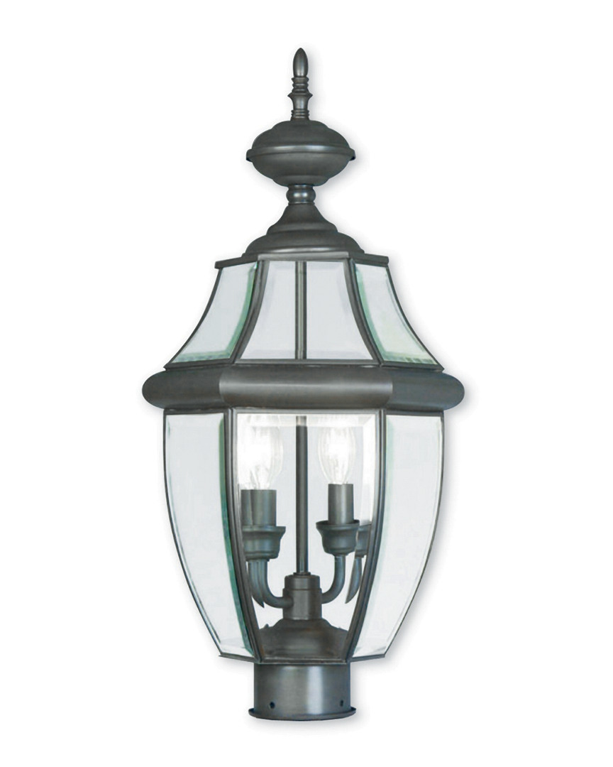 Livex Lighting Livex Monterey 2-light Bronze Outdoor Post Lantern